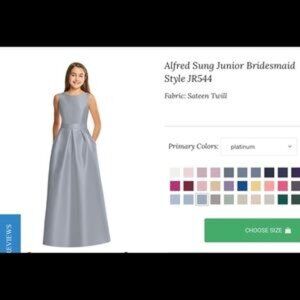 Alfred Sung Jr Bridesmaid Dress Dessy Collection